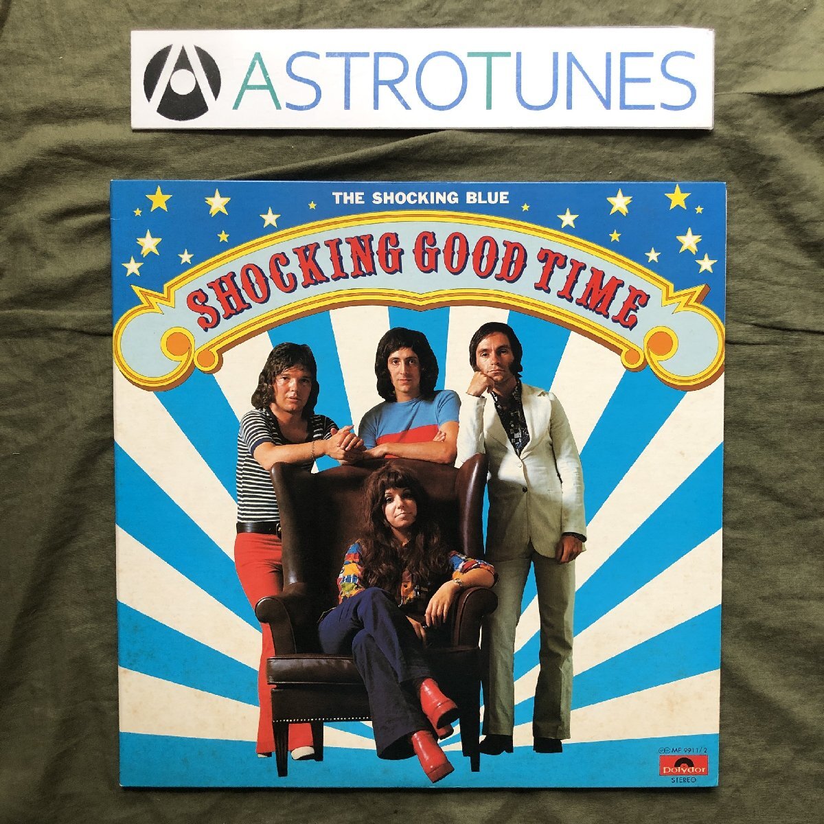 美盤 レア盤 1976年 国内盤 ショッキング・ブルー Shocking Blue 2枚組LPレコード Shocking Good Time 2バージョンのVenus_画像1