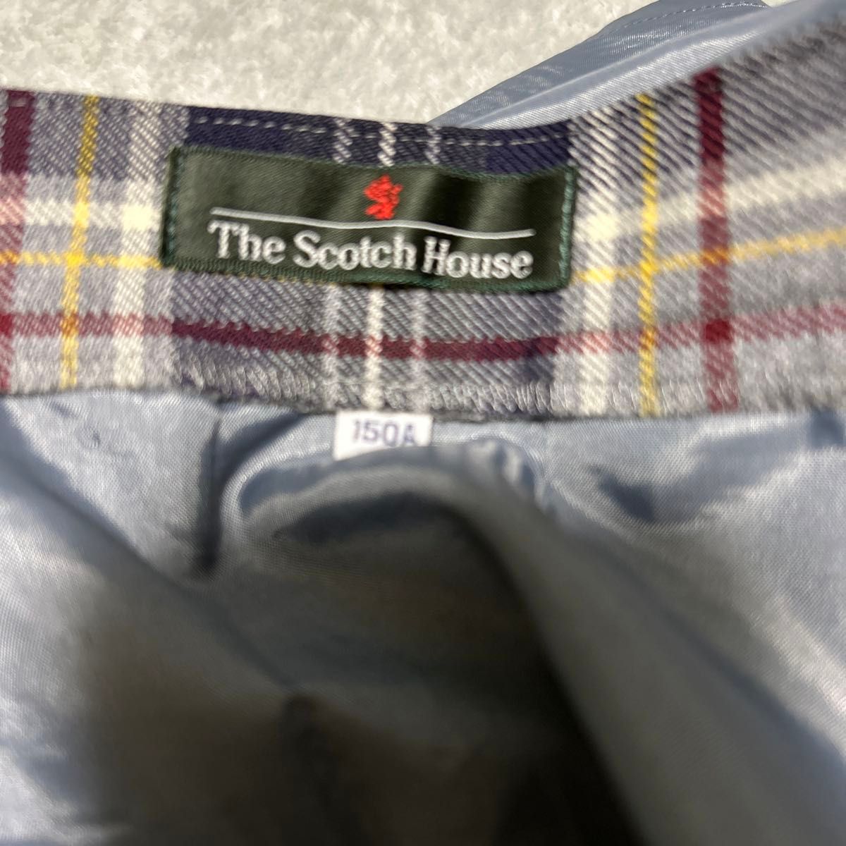 THE Scotch HOUSE スカート　スクール プリーツスカート チェック柄　　150A
