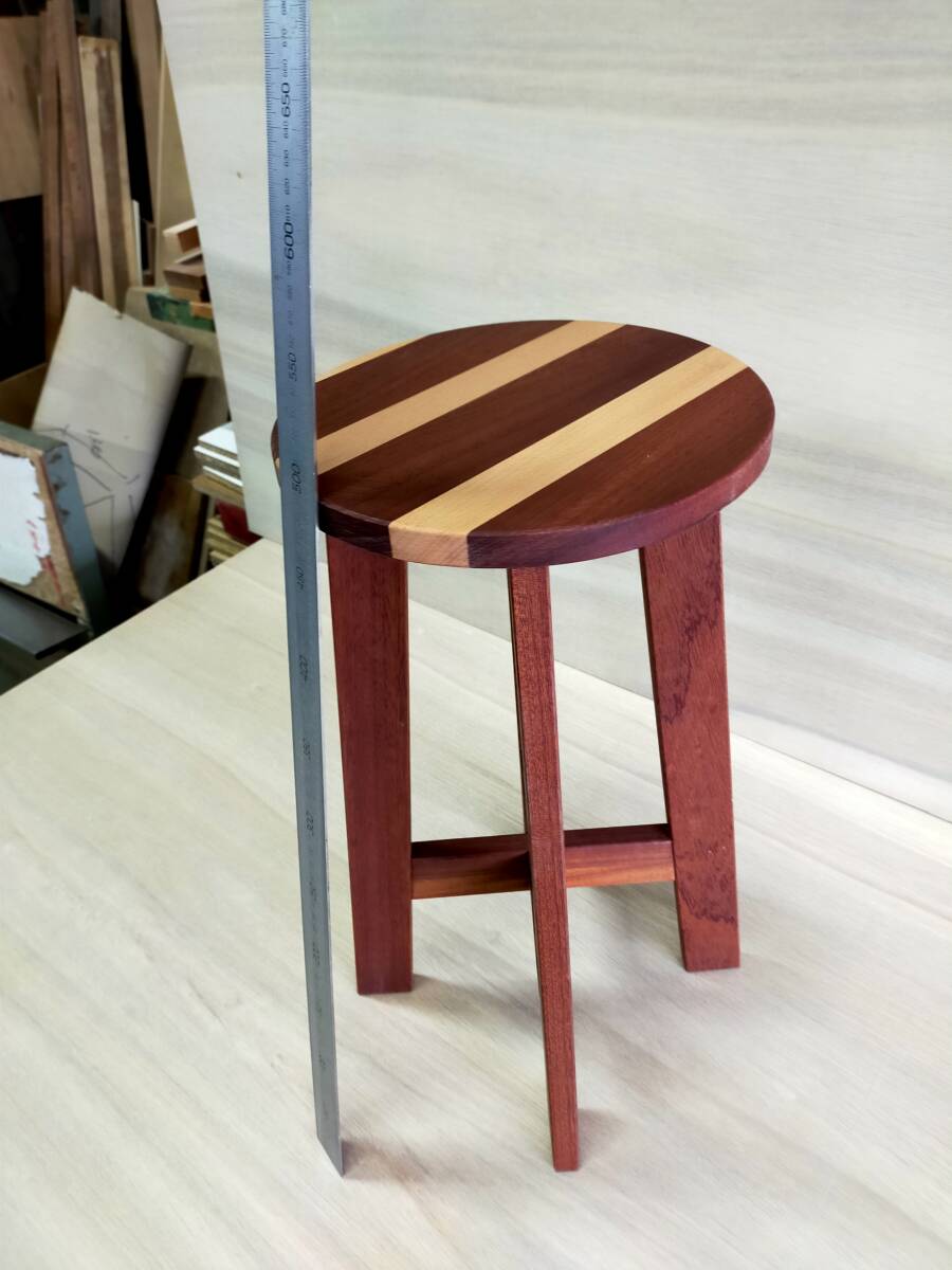  natural wood mahogany material stool Zebra specification 