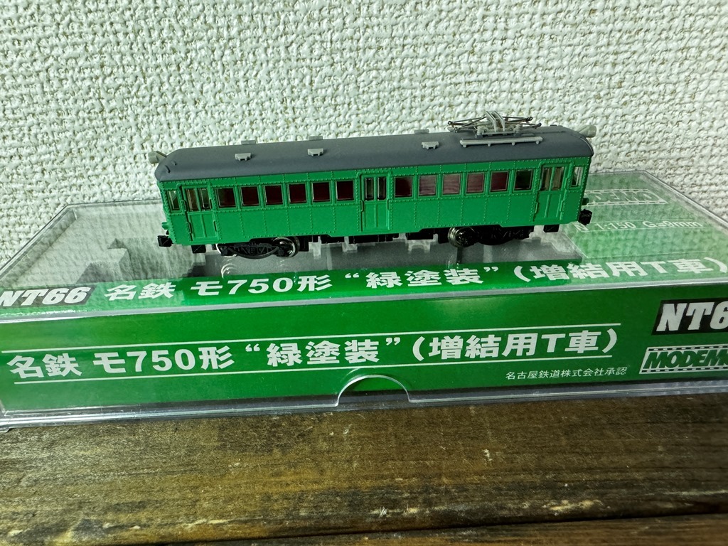 MODEMO NT66 名鉄モ750形 緑塗装 T車_画像2