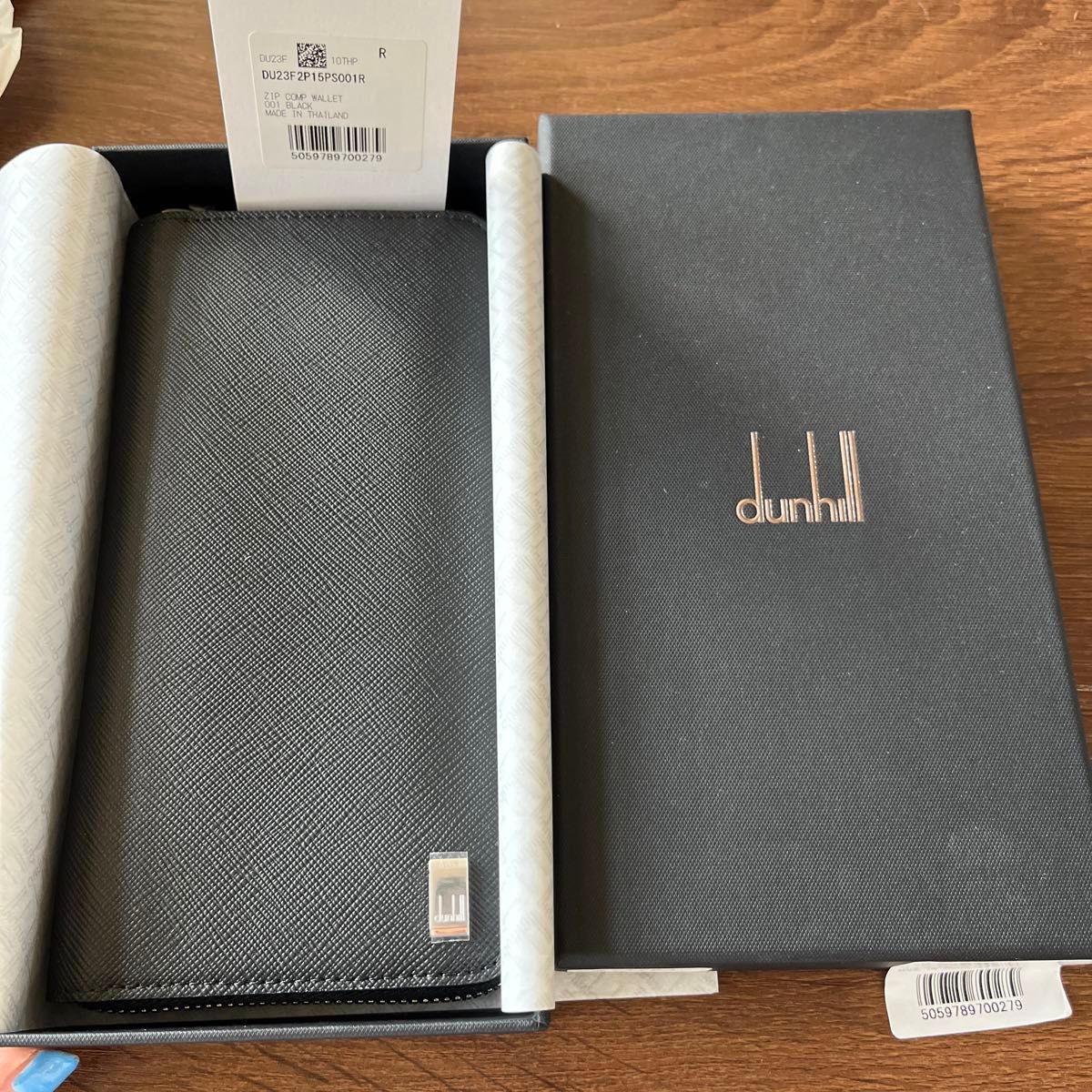 ダンヒル dunhill 長財布新品 未使用　メンズ  ウォレット ラウンドファスナー レザー 