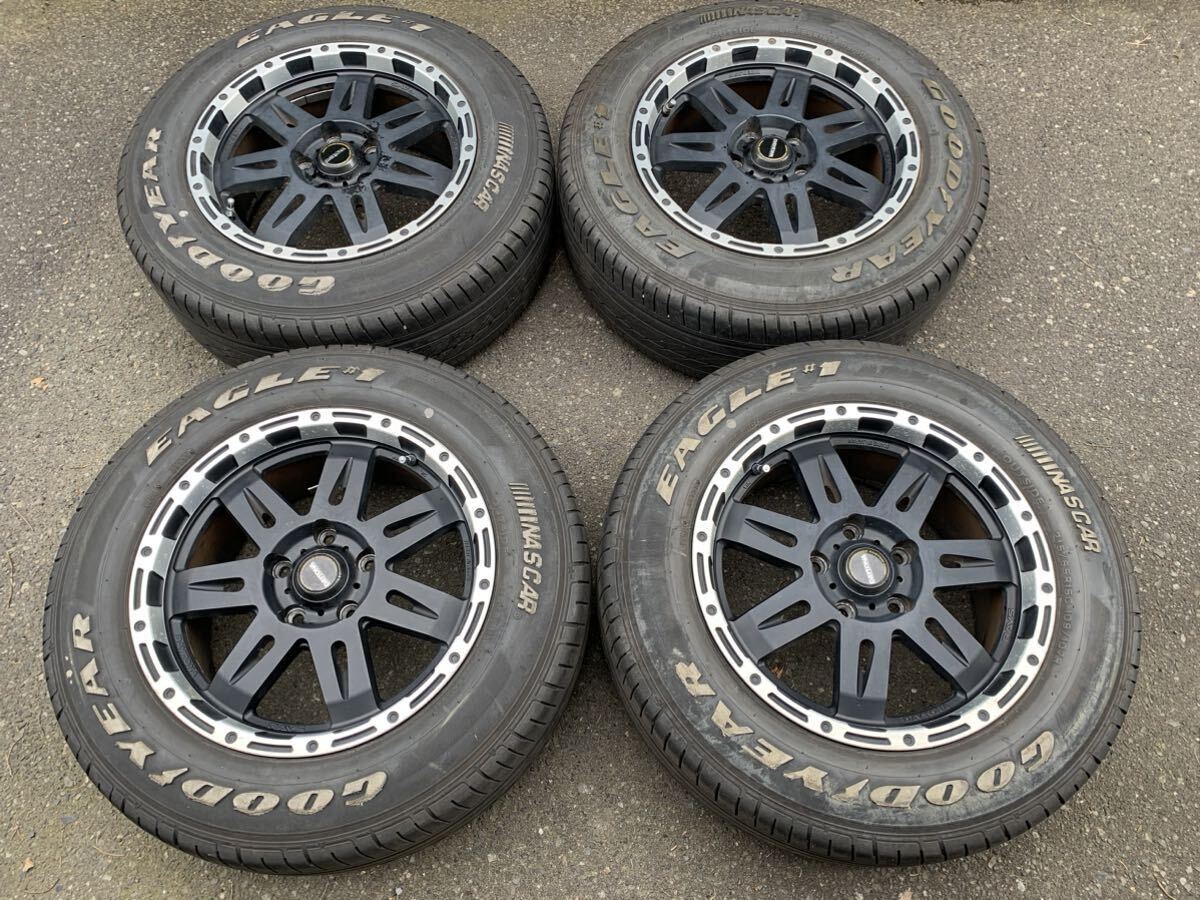 RAYS DAYTONAアルミホイール☆エクストレイル等☆16インチ☆7J☆off+35☆PCD114.3☆5H＆GOODYEAR EAGLE#1 NASCAR☆215/65R16☆2021年製造_画像1