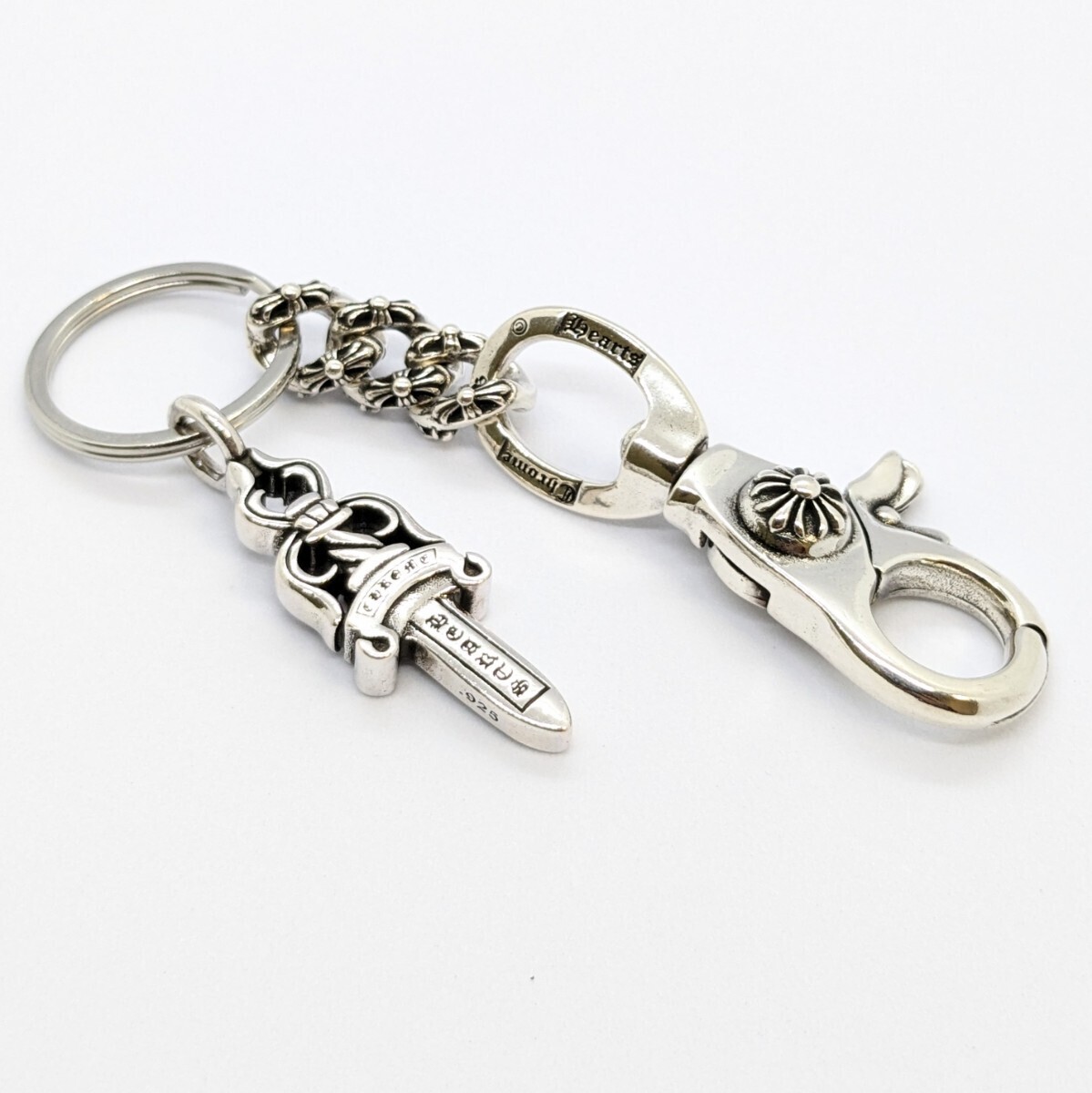 【silver925製】 職人手作り ダガー シルバーキーリング silver925製】 職人手作りダガーシルバーキーリング