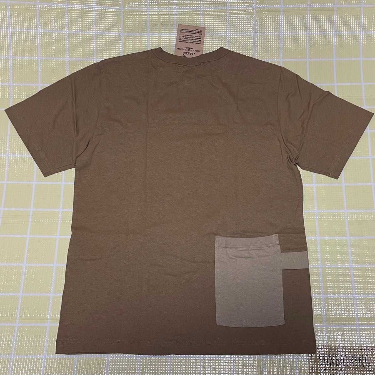 新品 ワークマン S サイズ キャンプ コットン 半袖 Tシャツ キャメル 茶 FieldCore 21507 BBQ メンズ