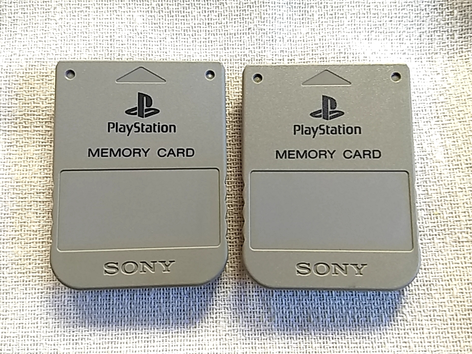 【即決】PS SONY メモリーカード 2個セット