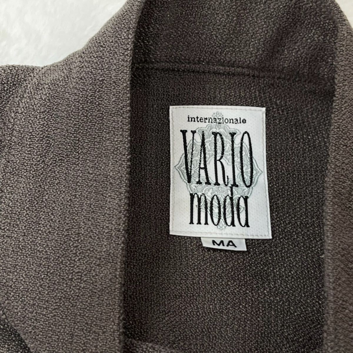 VARIO MODA バリオモーダ 長袖シャツ ジャケット 羽織りポリシャツ トップス ゆったり オーバーサイズ メンズ MAサイズ L相当　日本製_画像5