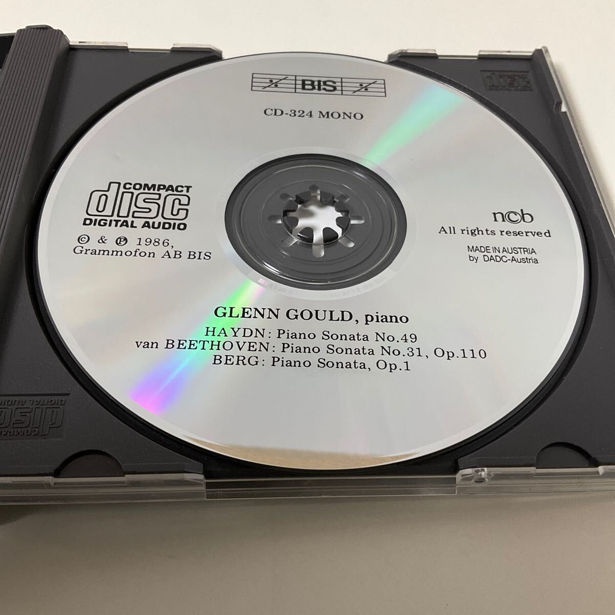 グレン・グールド・イン・ストックホルム 1958 / CD 帯付 / KKCC-2015/16 MONO / GLENN GOULD IN STOCKHOLM / 協奏曲 器楽曲_画像5