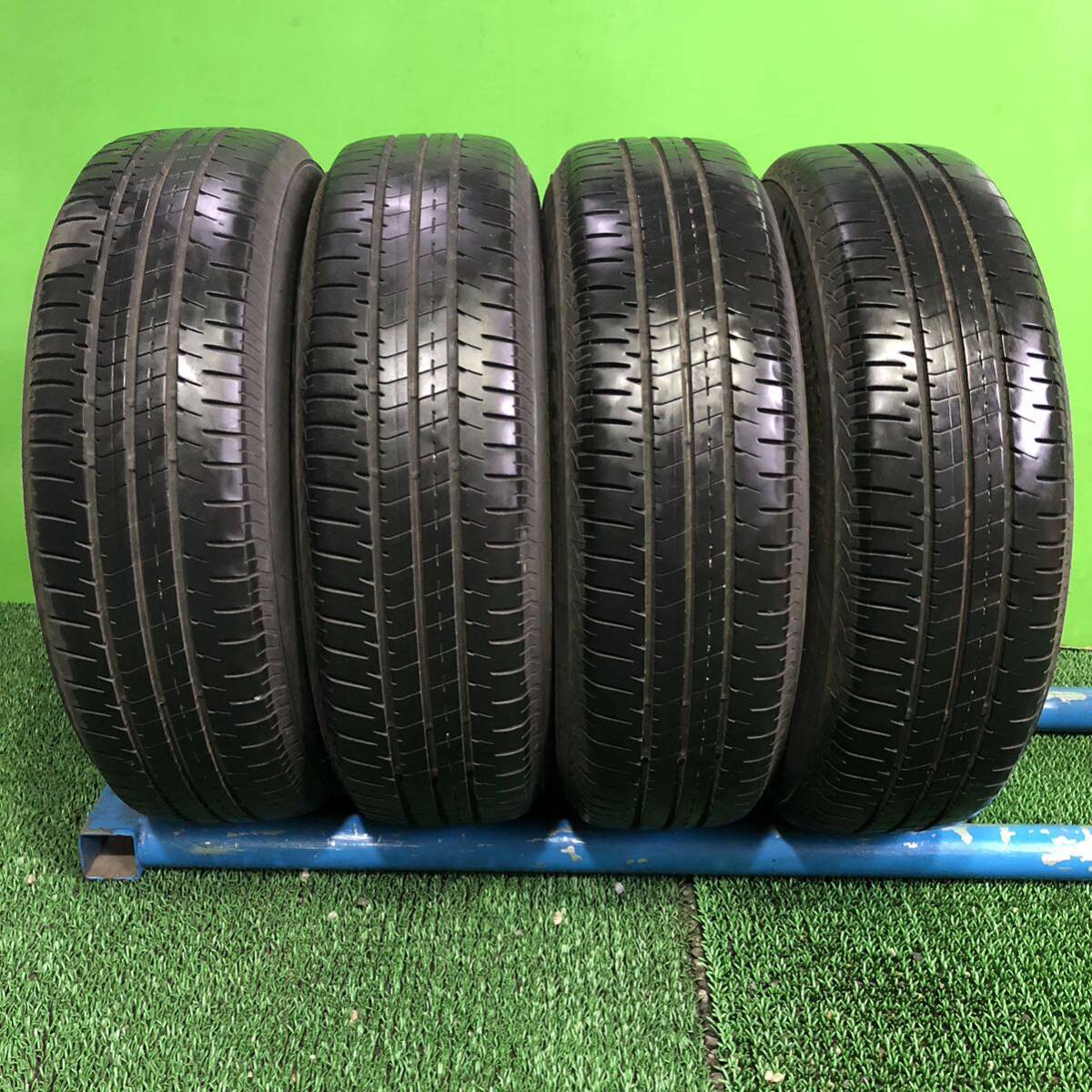 AE644-405 バリ溝 ブリヂストン ECOPIA NH200C サマータイヤ 175/70R14 84S 【4本】スチールホイール 5.5J +32 100 ４穴 カローラ 等_画像2