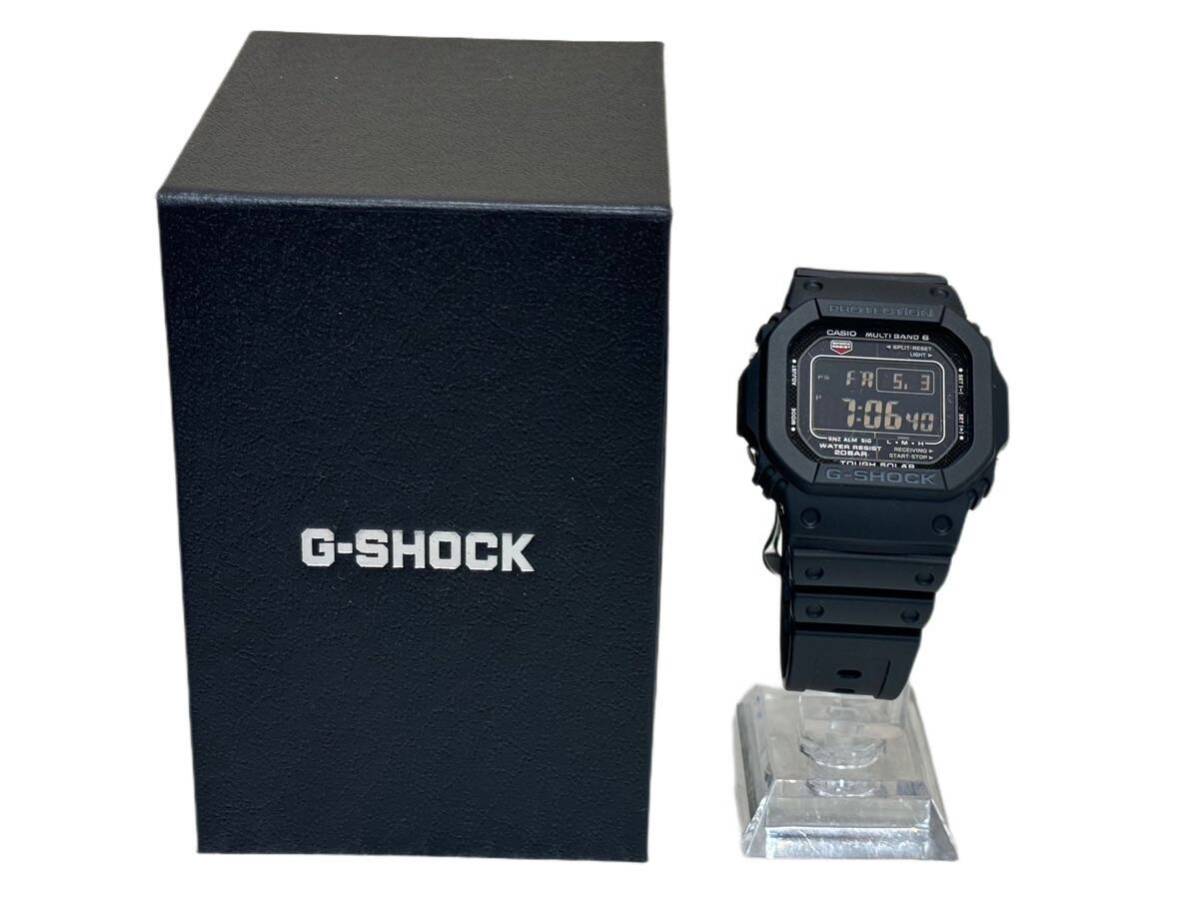 三628☆【動作品】カシオ CASIO G-SHOCK GW-M5610U-1BJF 電波ソーラー腕時計 イルミネーター ジーショック ブラック☆の画像2