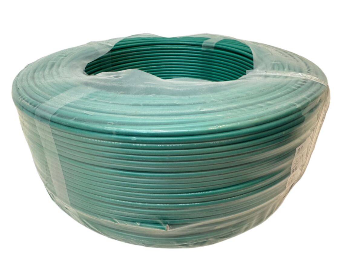  три 675*[ не использовался ]IV5.5sq зеленый 300m кабель электрический провод заземляющий провод fujikura diamond кабель производства 2023 год 5 месяц производство *