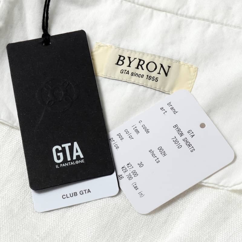 ◆【GTA(ジーティーアー)/春夏/ガーメントダイリネンブッチャー1プリーツショーツ(BYRON SHORT/73010)】[gta2380071-46]の画像10