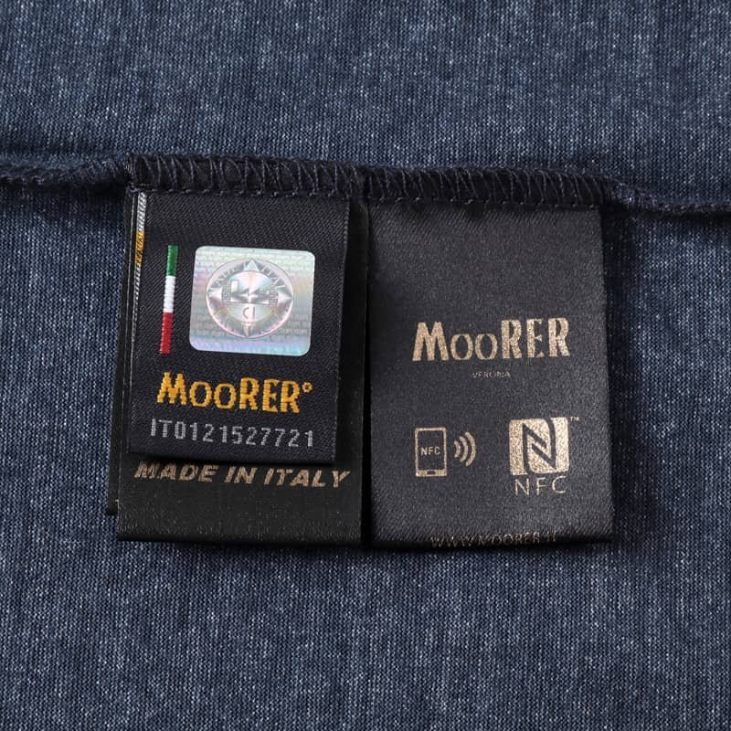 ◆【MOORER(ムーレー)/春夏/シルケットコットンジャージーポケット付き半袖クルーネックカットソー(BRUZIO-JCL)】[mor2370314-48]_画像8