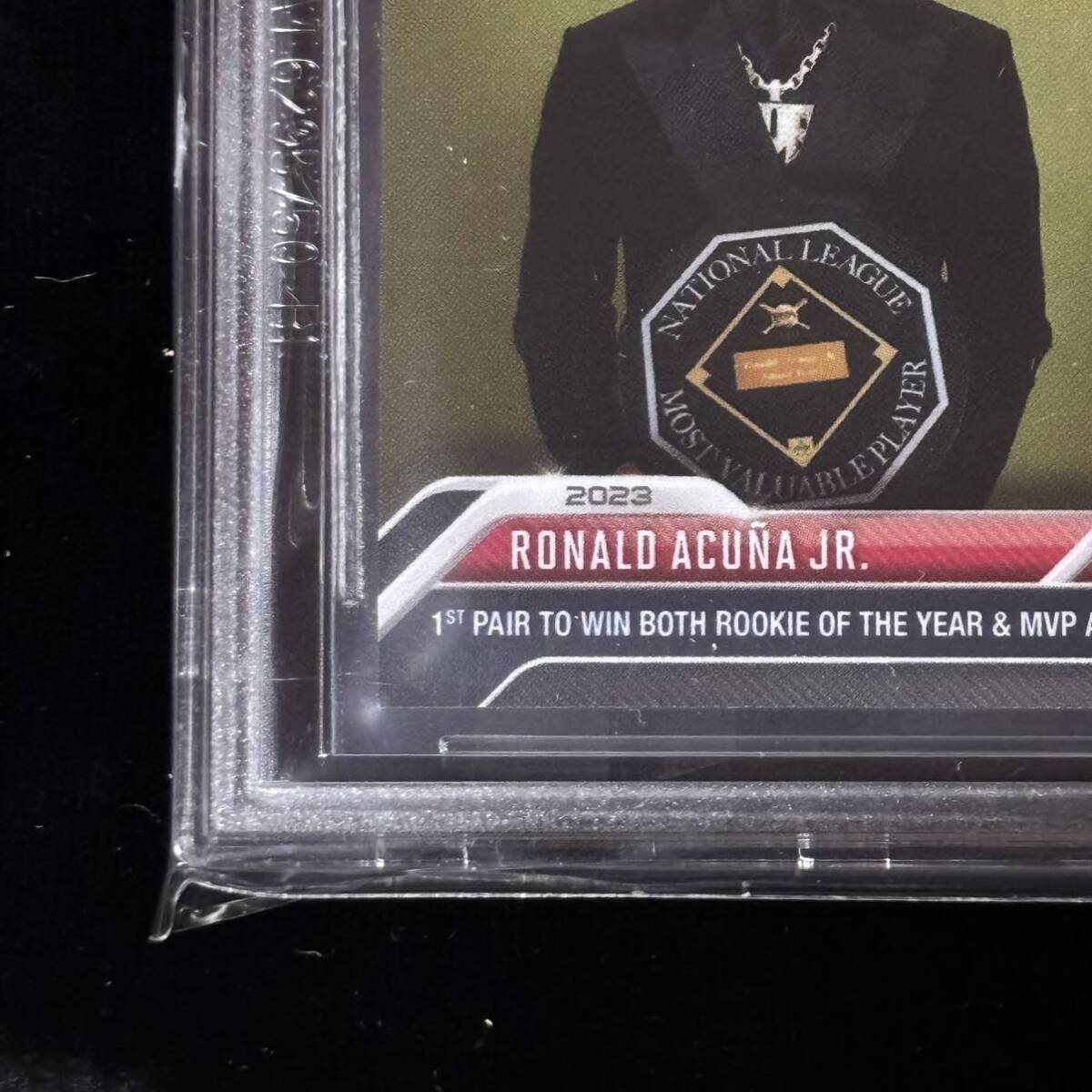 BGS 9.5 Topps Now ロナルド・アクーニャ・ジュニア 大谷翔平 MVP ゴールドラベル 鑑定品 2枚セットの画像6