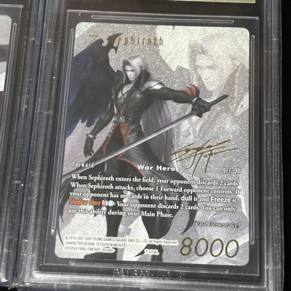 BGS 9.5 ＆ 9 FF-TCG Final Fantasy Special PR Card Collection Noir クラウド セフィロス ファイナルファンタジー 2枚セットの画像9