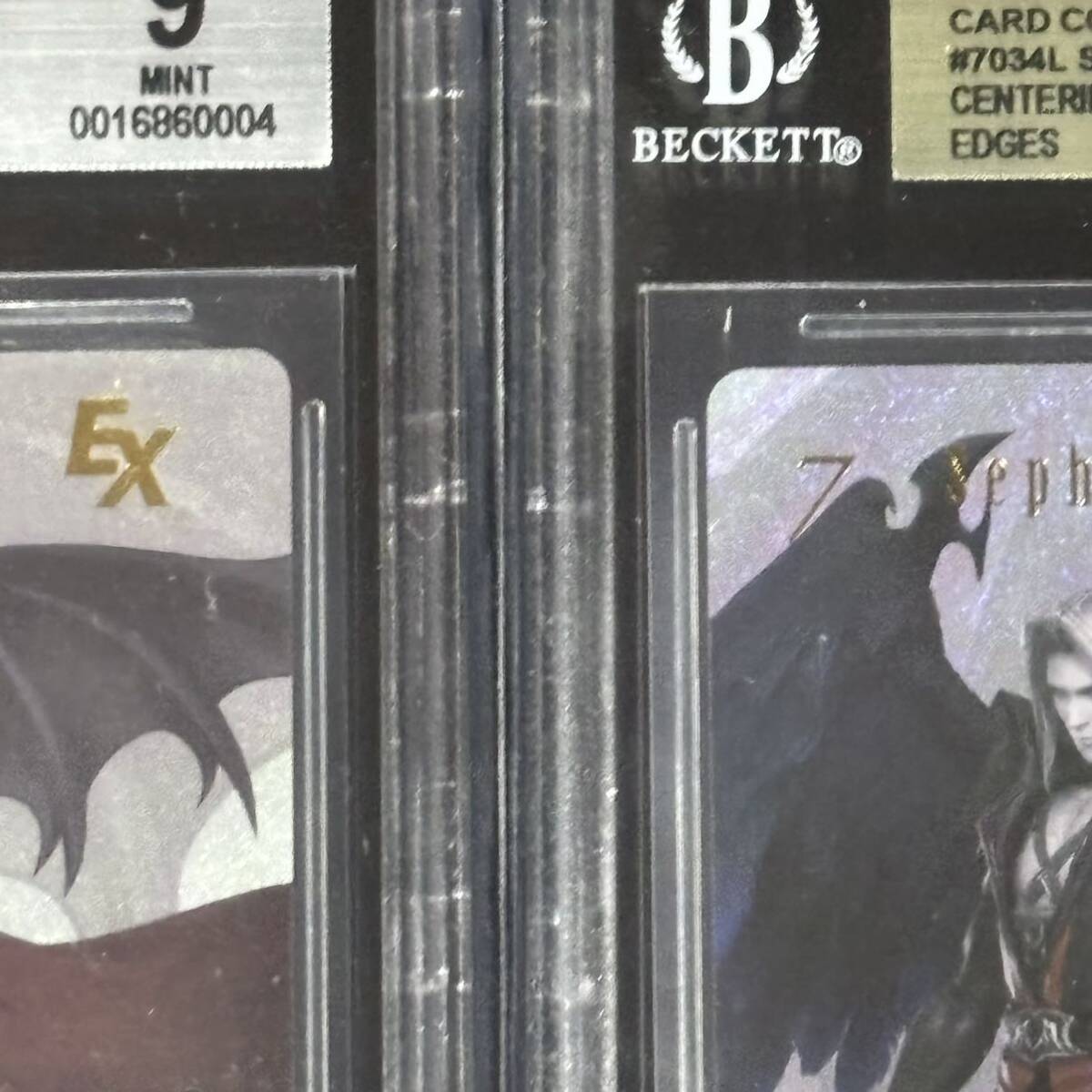BGS 9.5 ＆ 9 FF-TCG Final Fantasy Special PR Card Collection Noir クラウド セフィロス ファイナルファンタジー 2枚セットの画像3