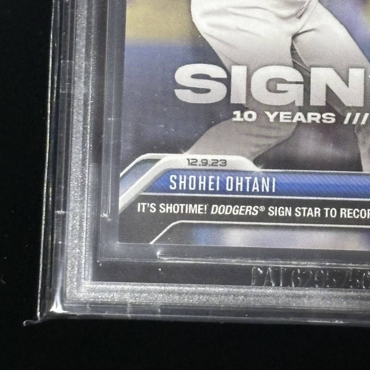 BGS 10 9.5 TOPPS NOW OFFSEASON OS21 Shohei Ohtani 大谷 翔平 ドジャース 鑑定品 2枚セット ゴールドラベル_画像5