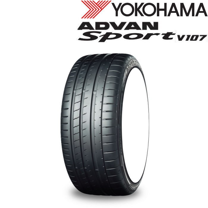 業販品 20インチ 265/35R20 (99Y) XL YOKOHAMA ADVAN Sport V107 ヨコハマ アドバン スポーツ サマータイヤ単品 2本セット_画像1