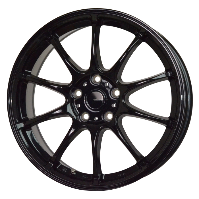 業販品 TOYO PROXES TR1 205/45R17 G.Speed G-07 メタリックブラック 17インチ 7J+45 5H-114.3 4本セット