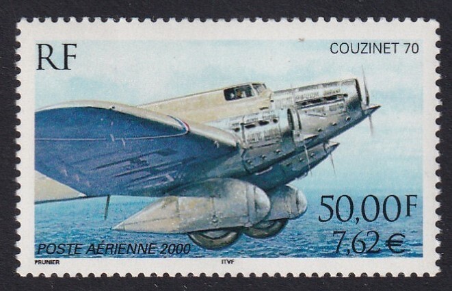  France ( aviation )Couzinet70<2000 year >( not yet )1 kind .