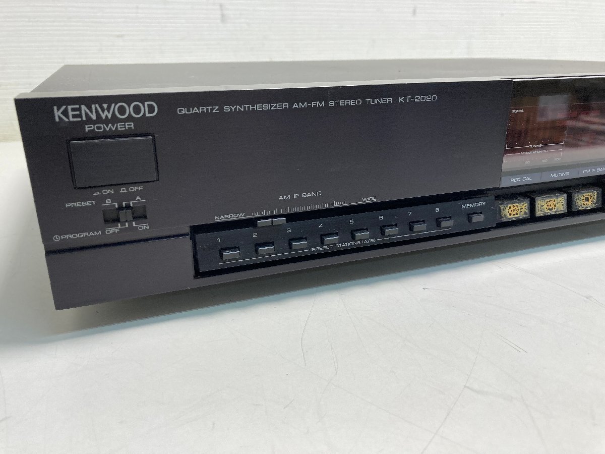 【★32-6000】■中古■KENWOOD AM/FMチューナー　KT-2020（3087）_画像3