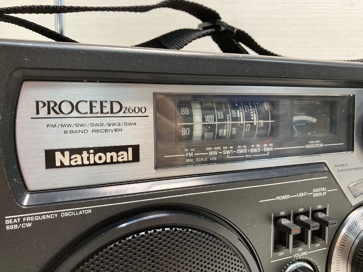 [*02-3850]# б/у #Natinal National BCL радио PROCEED2600 Proceed 2600 RF-2600 короткие волны радиовещание рабочее состояние подтверждено (7618)