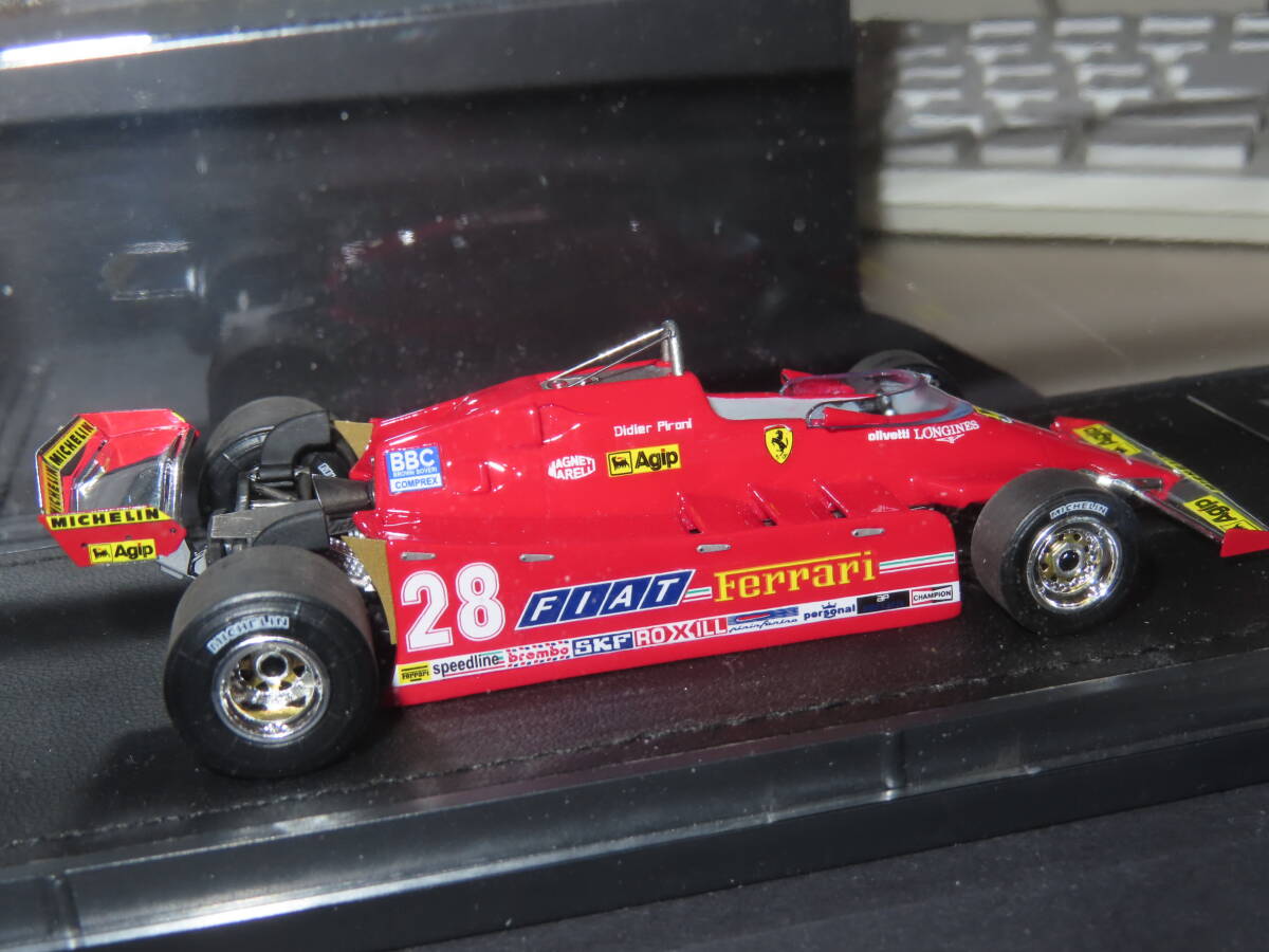 GP43-24B 世界限定500台！GP Replicas 1/43 フェラーリ Ferrari F1 126 CX #28 Didier Pironi _画像4