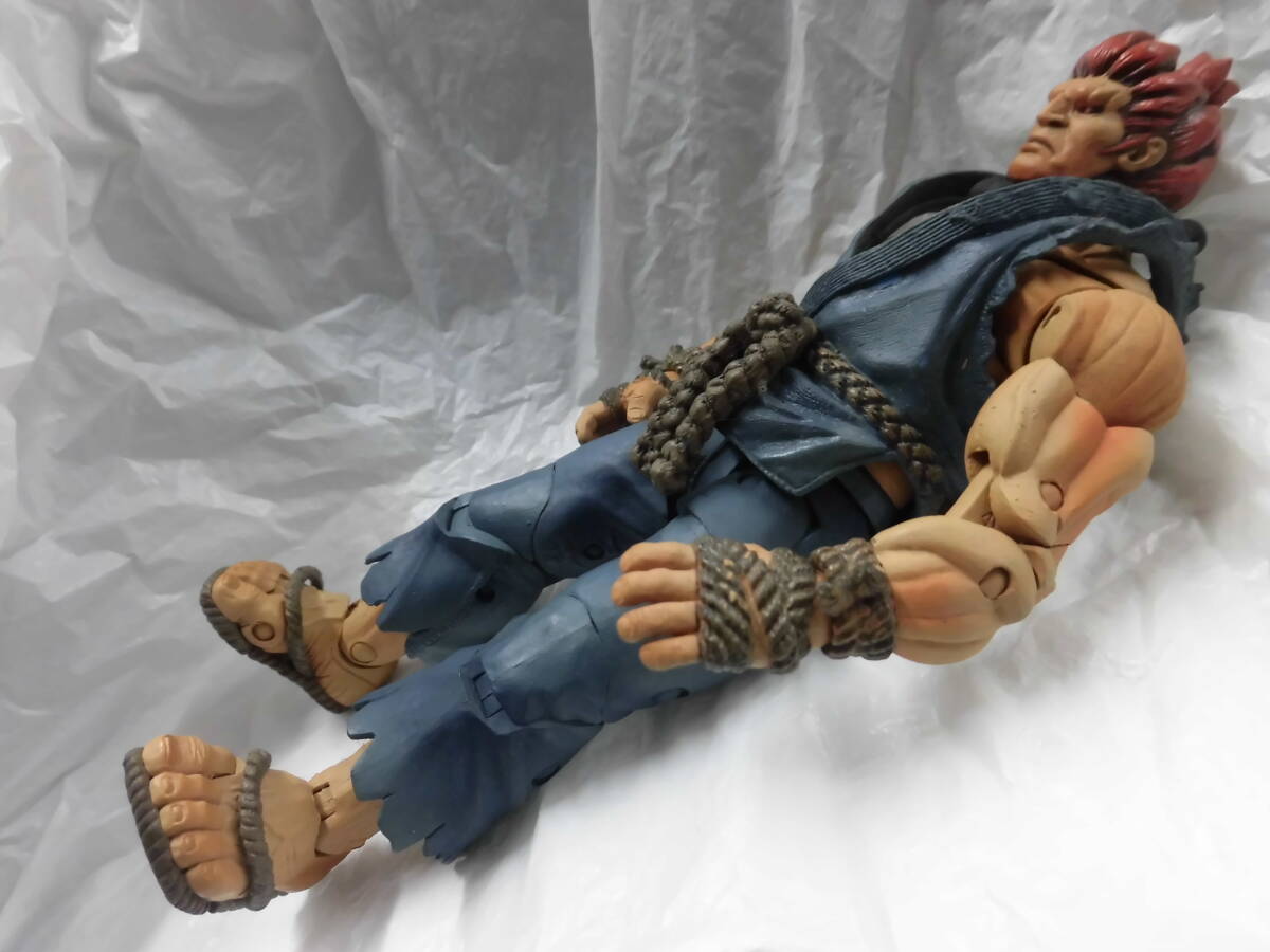 【多少の汚れや緩みあり,画像のものが全て】 ネカ Capcom ストリートファイター 豪鬼 NECA Street Fighter Akuma Figure 高さ約18㎝_画像5