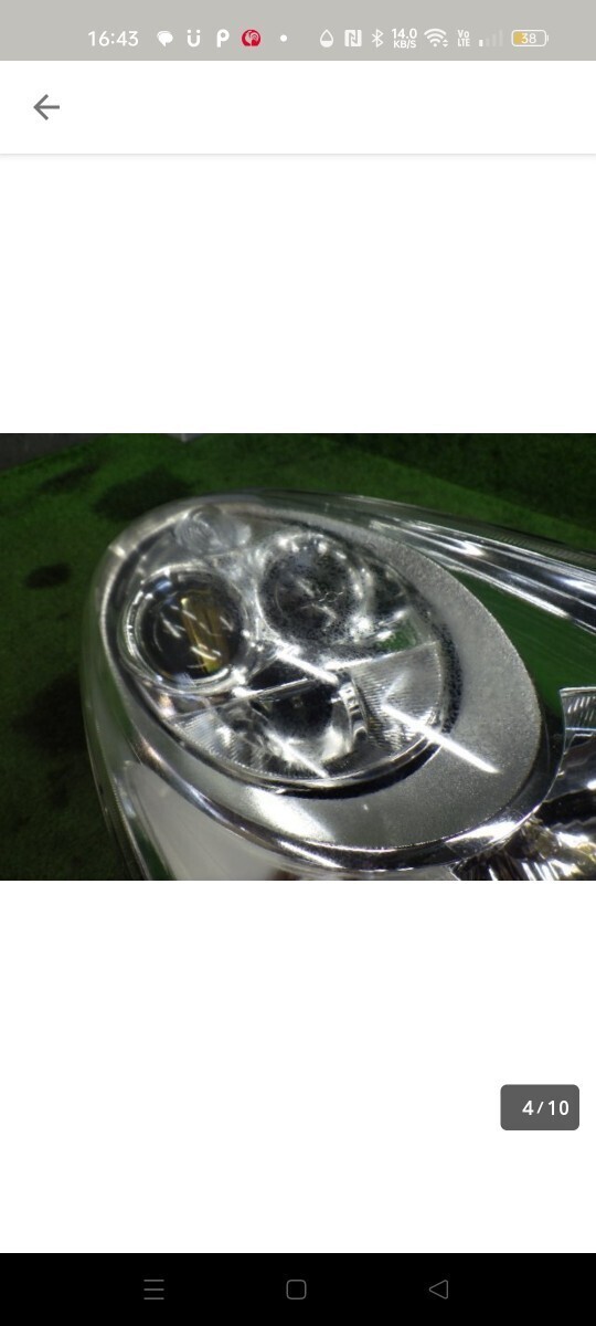 # H21年 i-MiEV アイミーブ HA3W LED ヘッド ライト 左右 セット 8301B906 8301B905 STANLEY P9234 実走5.3万km 点灯確認済 _画像4