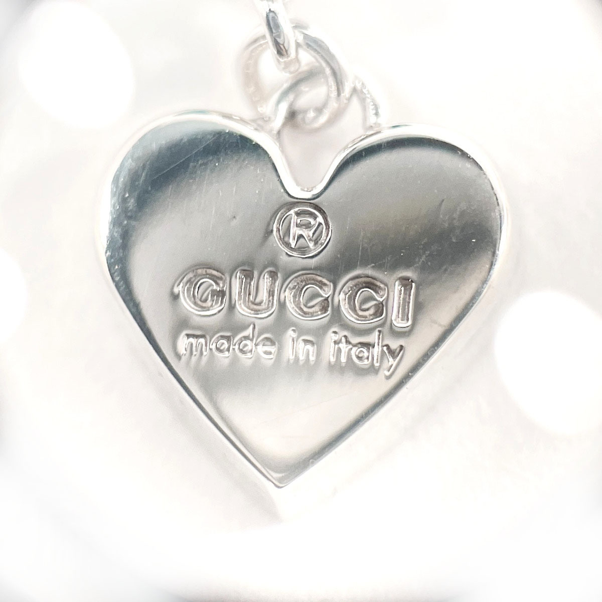  Gucci GUCCI серьги Heart серебряный 925/ голубой топаз серебряный аксессуары новый товар произведена отделка сохранение коробка * пакет имеется 