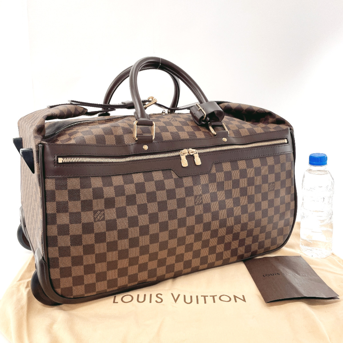 ルイヴィトン LOUIS VUITTON キャリーバッグ 旅行バッグ スーツケース ボストンバッグ N23205 エオール 50 ダミエキャンバス ブラウン_画像2