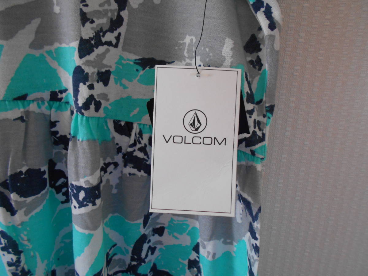 【新品】ＶＯＬＣＯＭ　キュロットワンピース　Sサイズ　グリーン　レディース　特価　ボルコム_画像8