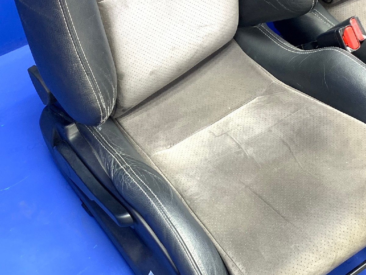 1 иен старт! Subaru GRB Impreza STi Рекаро полукожаный черный водительское сиденье пассажирское сиденье передний сиденье левый и правый в комплекте 2400871 2 этаж сырой 