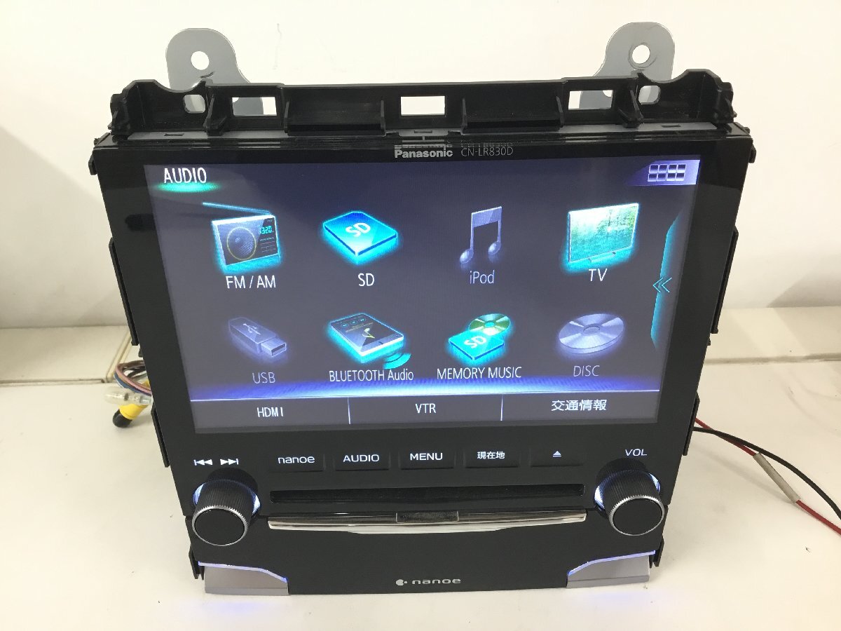 スバル 純正 パナソニック メモリーナビ CN-LR830D TV確認済 地図データ2020年 Bluetooth フルセグ 　　　2400753 2J9-2 　理　　　　_対応しているAVソースです。