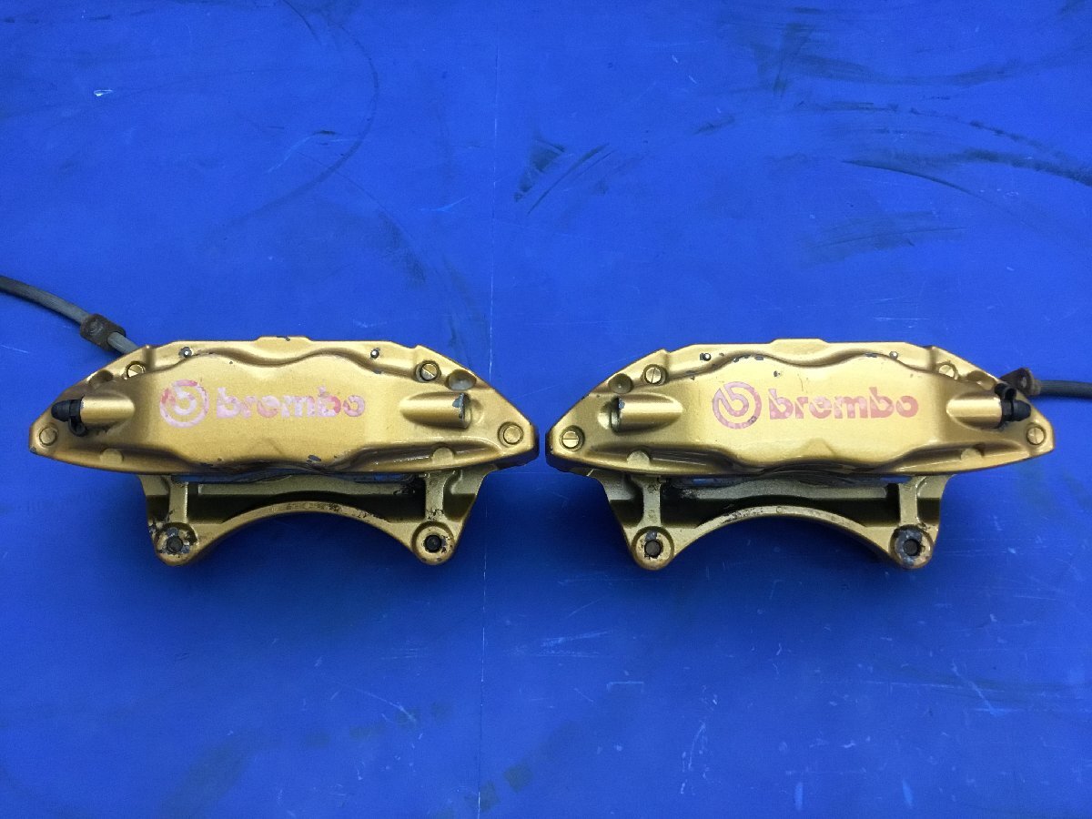 1 jpy start! Subaru GDB Impreza original Brembo 4POT 2POT front rear caliper set 2400871 2L2-1 castle 