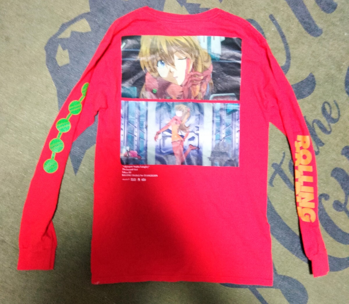 エヴァンゲリオン アスカ ローリングクレイドル カットソー T エヴァンゲリオン アスカ ローリングクレイドル カットソー T