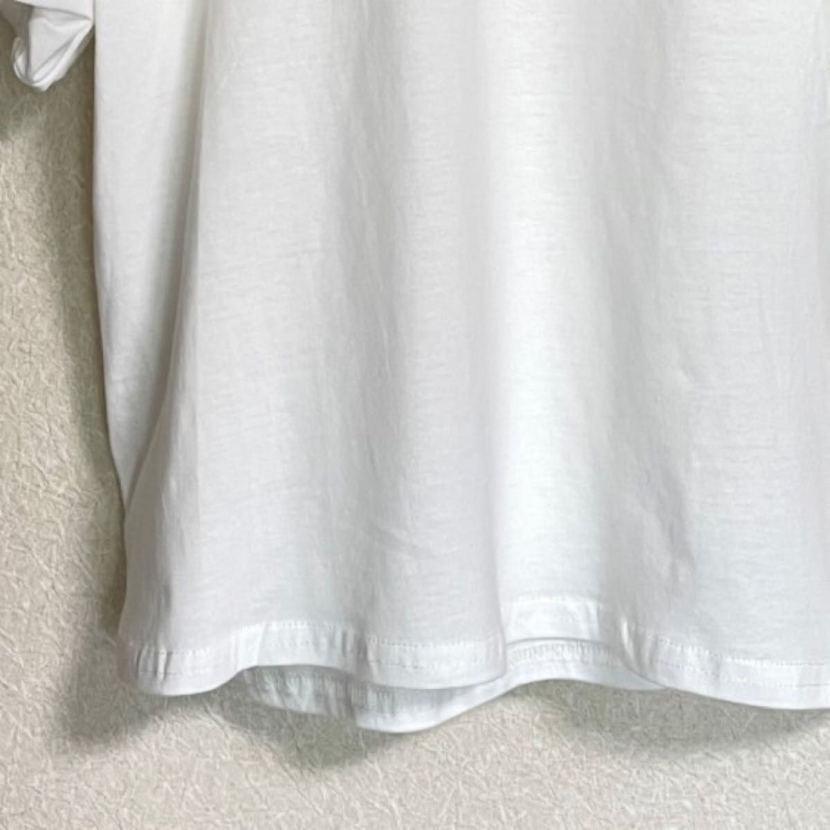 Tシャツ 半袖 バルーン レディース パフスリーブ ボリューム袖 無地 綿 白 ホワイト カットソー コットン
