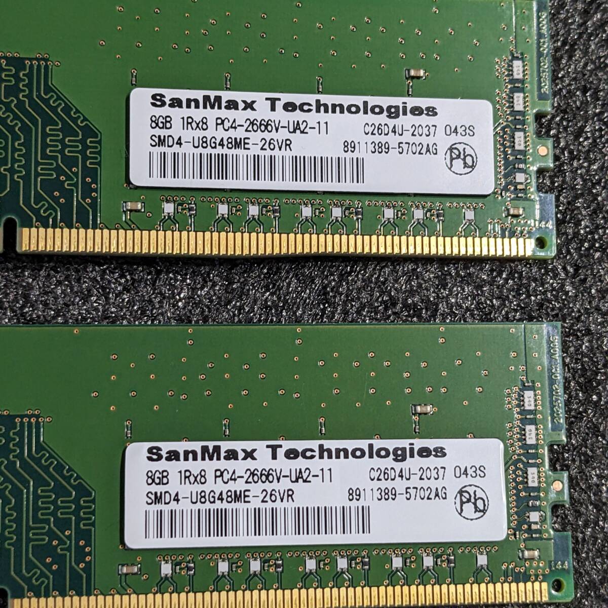 DDR4メモリ 16GB(8GB2枚組) SanMax(サンマックス) SMD4-U8G48ME DDR4メモリ 16GB(8GB2枚組) SanMax(サンマックス) SMD4-U8G48ME