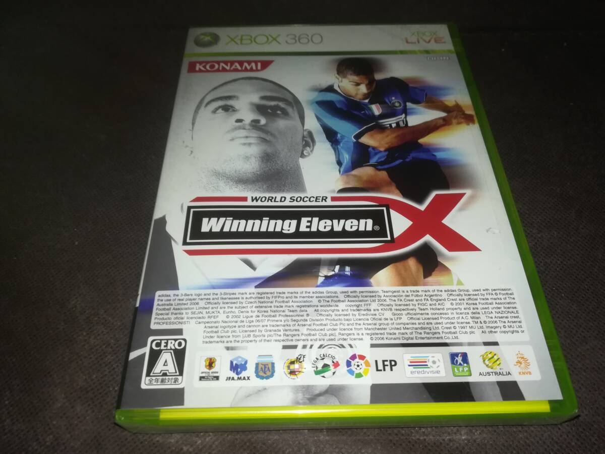 XBOX360 新品未開封 ワールドサッカー ウイニングイレブン エックス Winning Eleven Xの画像1