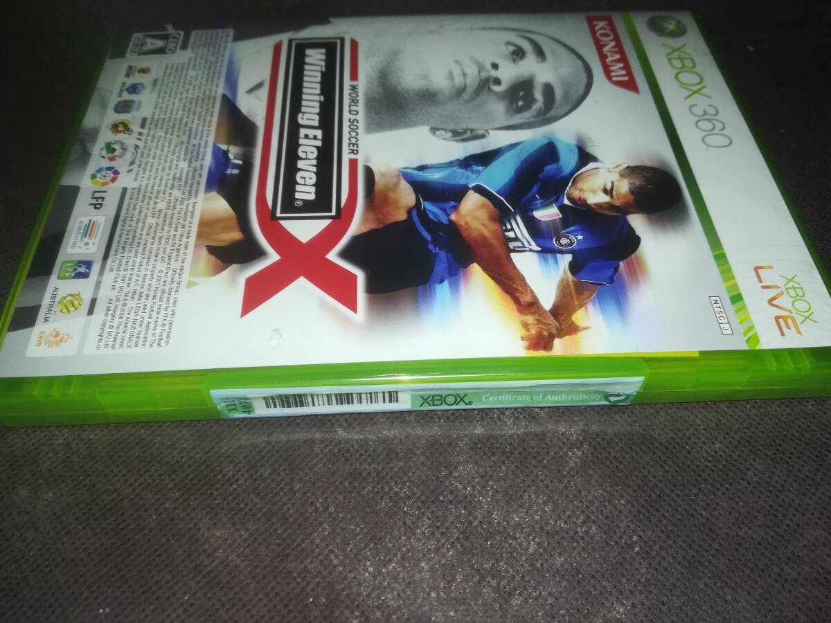 XBOX360 新品未開封 ワールドサッカー ウイニングイレブン エックス Winning Eleven Xの画像4