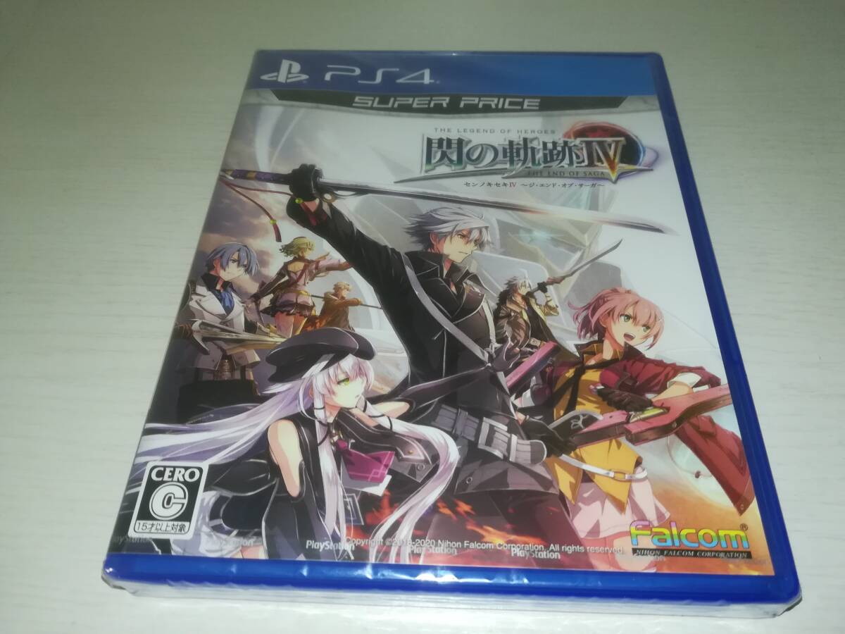 PS4 new goods unopened The Legend of Heroes .. trajectory Ⅳji* end *ob* Saga THE LEGEND OF HEROESsennoki seat 4 THE END OF SAGA SUPER PRICE