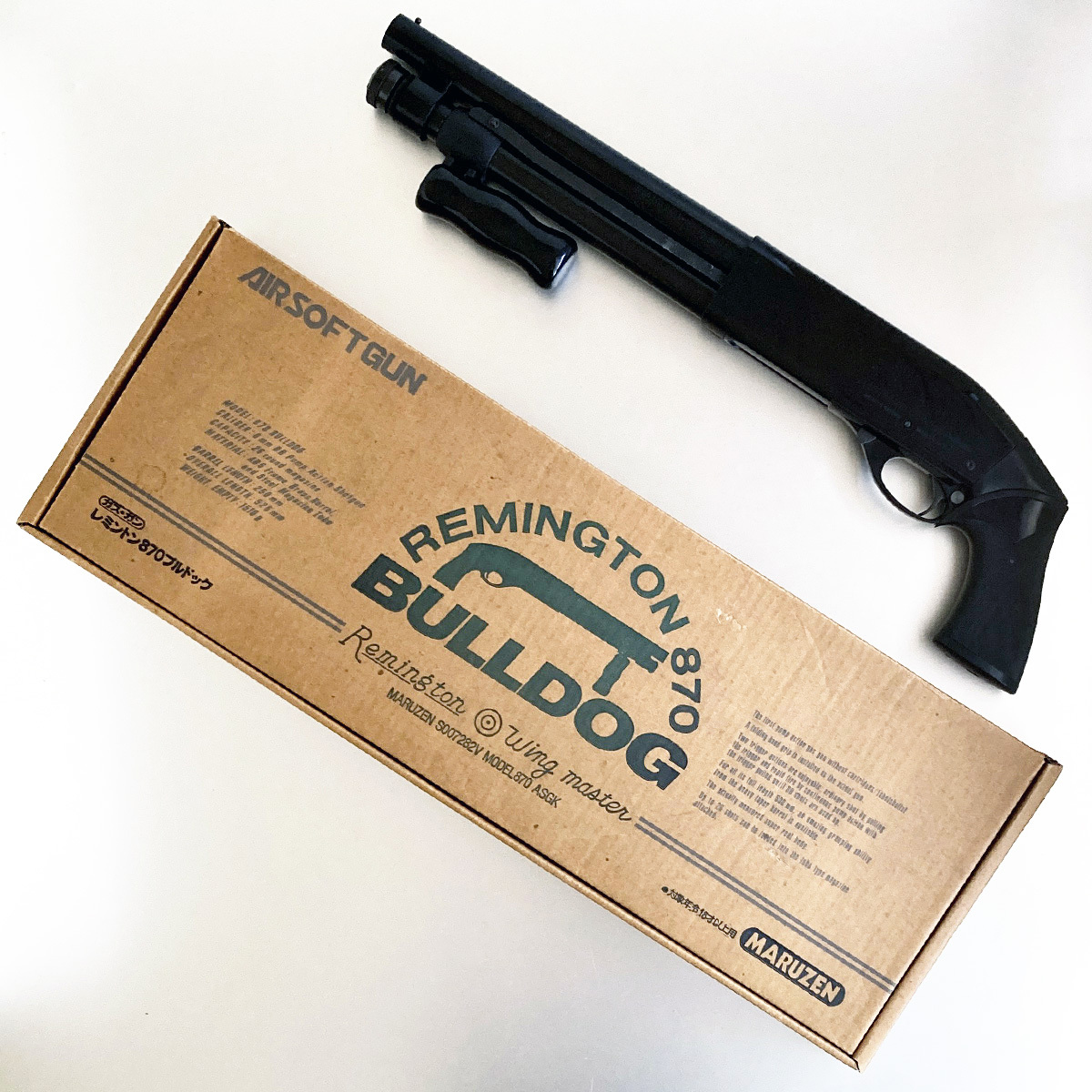 マルゼン ガスガン レミントン 870 ブルドック Maruzen Air Soft Gun Remington Wing Master Model 870 Bulldogの画像10