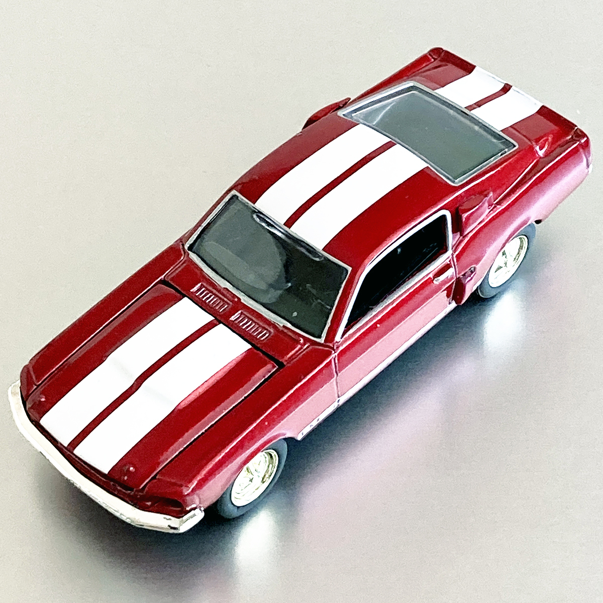 1/64 ホットウィール 100％ 1967 シェルビー GT-500 スーパー スネーク フォード マスタング Hot Wheels '67 Shelby Super Snake_画像6
