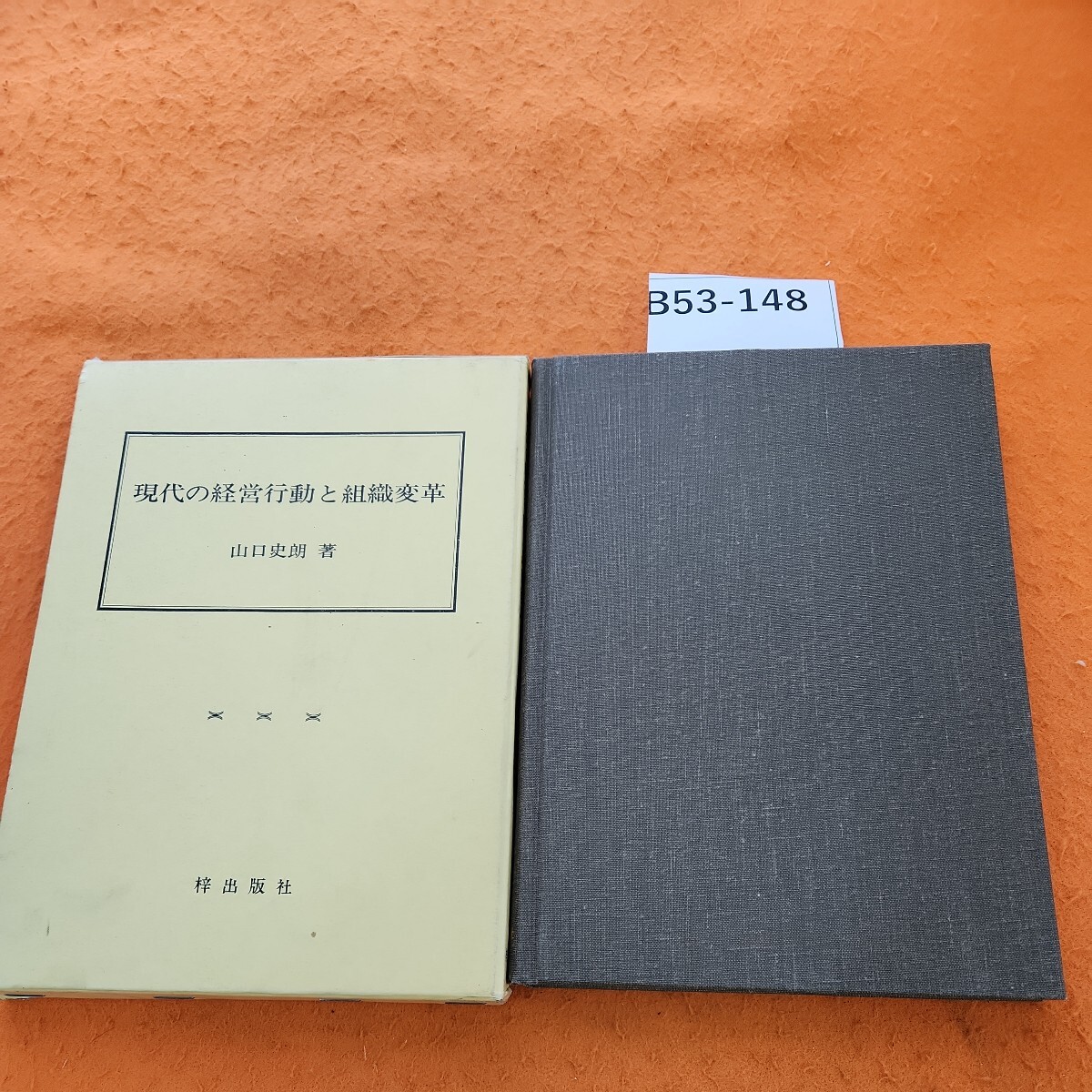 B53-148 現代の経営行動と組織変革 山口史朗著 梓出版社_画像1