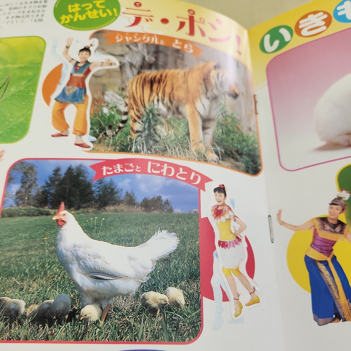 B55-024 母と子の情操絵本 NHKのおかあさんといっしょ にんきコーナー大集合 2004年 3月号 付録欠品 シール付着ずみ_画像4