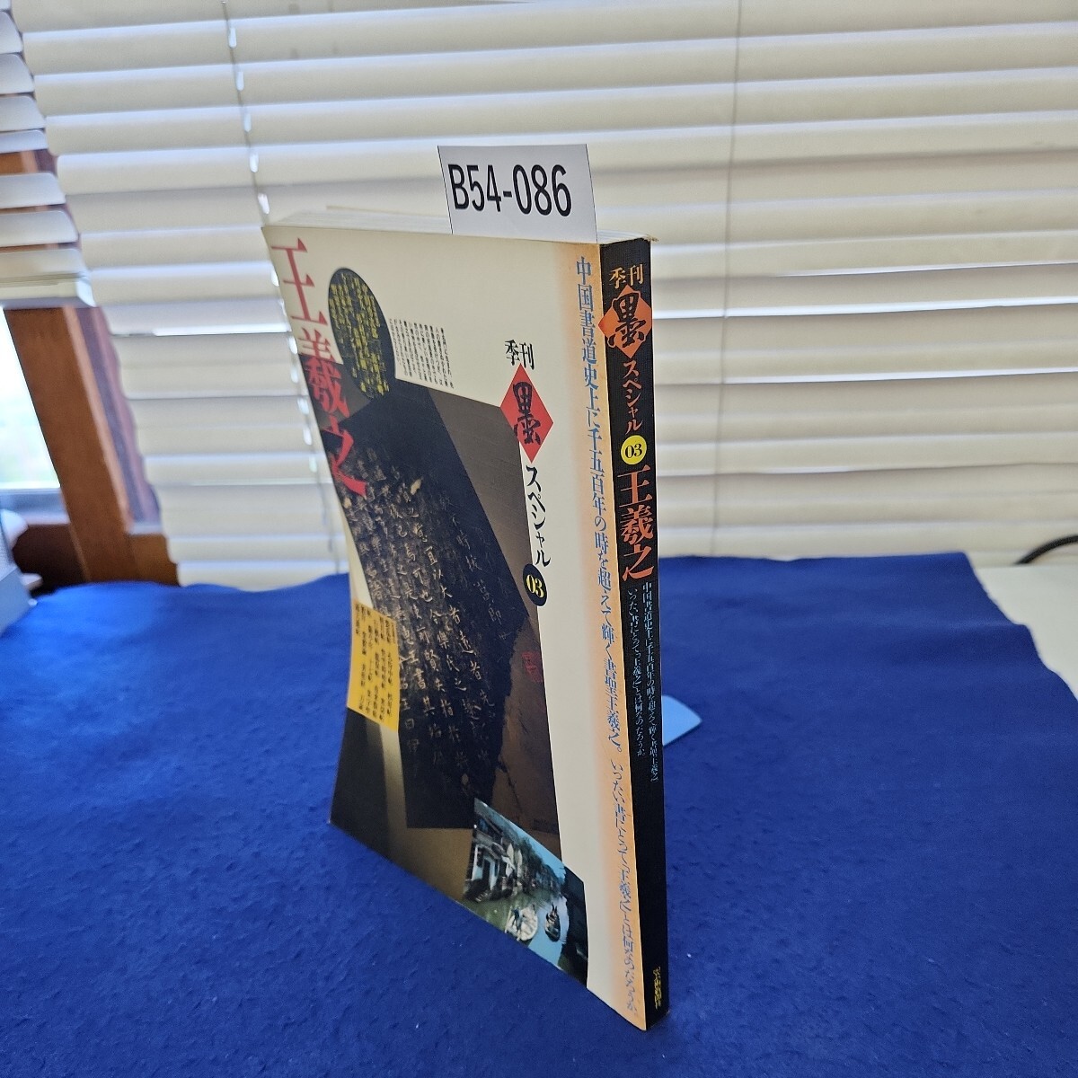 B54-086 季刊墨スペシャル03 王義之 中国書道史上に千五百年の時を超えて輝く書聖王義之。 ㈱芸術新聞社