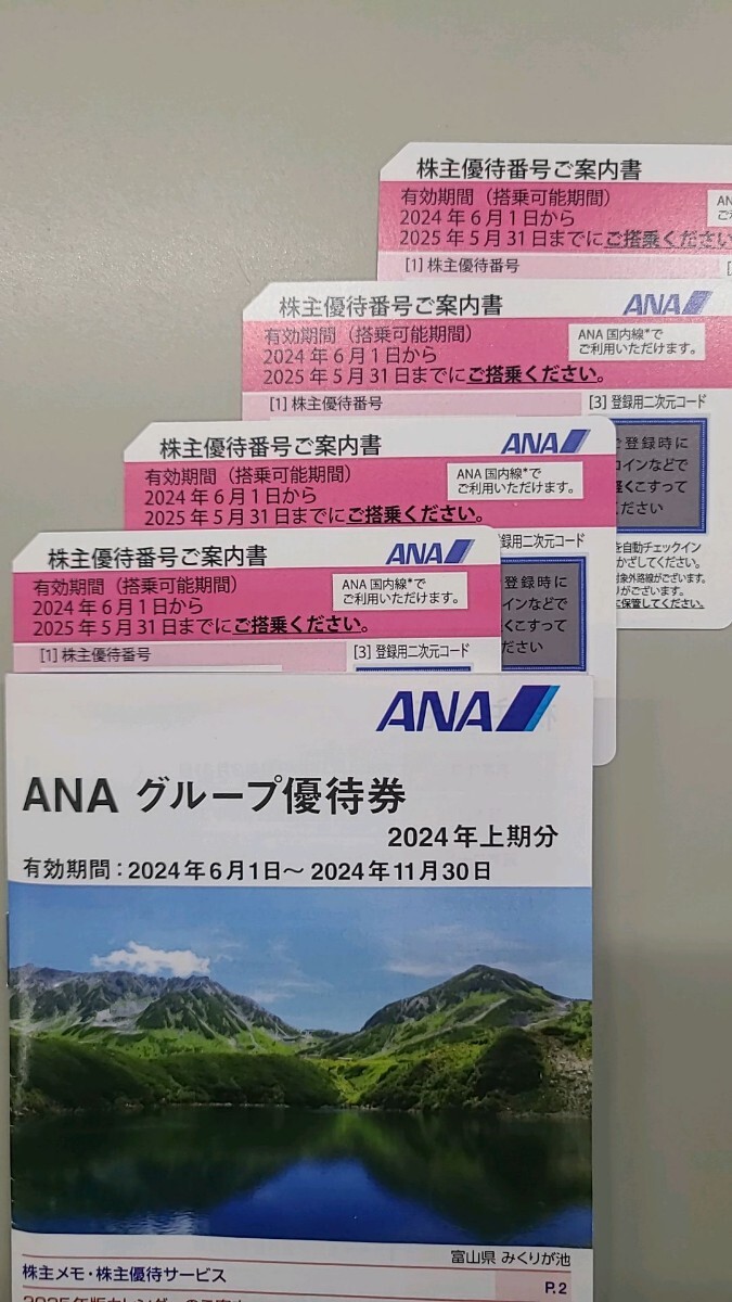 ANA株主優待券 4枚セット_画像2