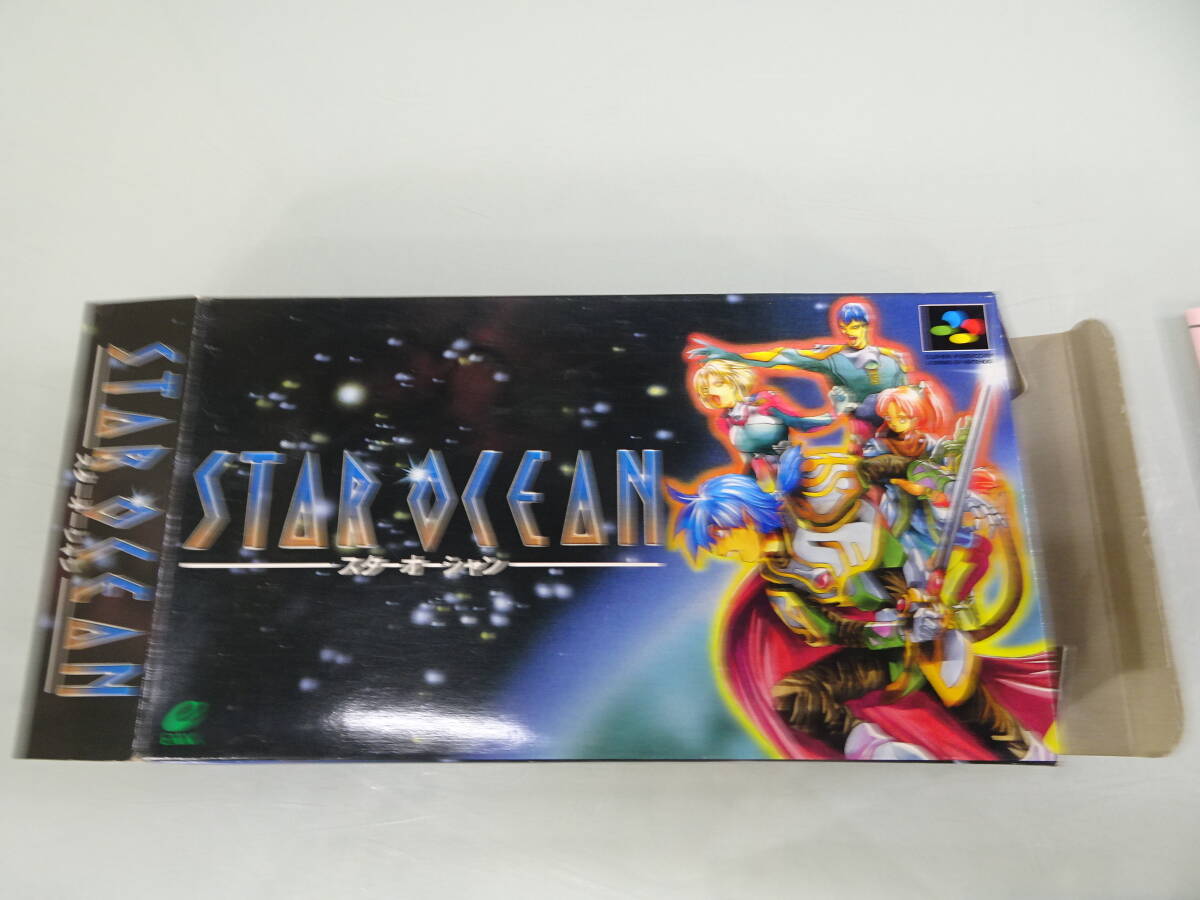 SF スーファミ　1996年　STAR OCEAN/スターオーシャン　エニックス　ゲームソフト　未チェック　中古_画像5