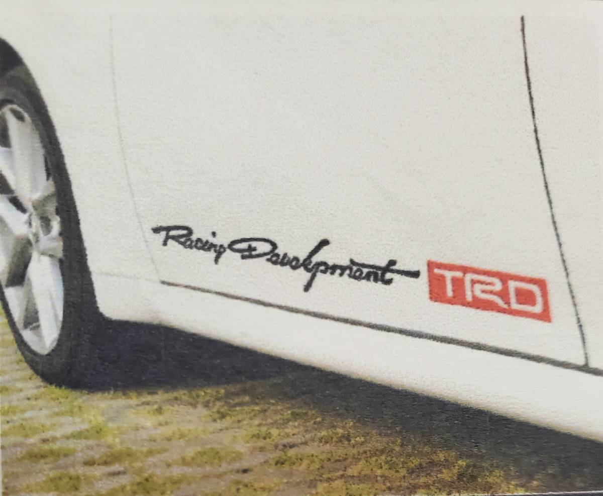  Toyota # длинный версия TRD TOYOTA RACING DEVELOPMENT стикер чёрный красный цвет VERSION левый правый 2 шт. комплект 