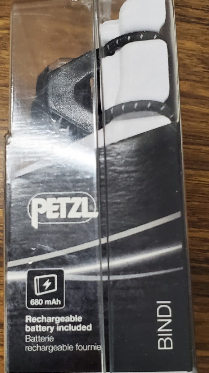 未開封品 ペツル PETZL BINDY ビンディ Headlamp ヘッドランプ 最大200ルーメン E102AA00 色黒USB RECHARGEABLE登山山歩散歩キャンプフェスの画像4