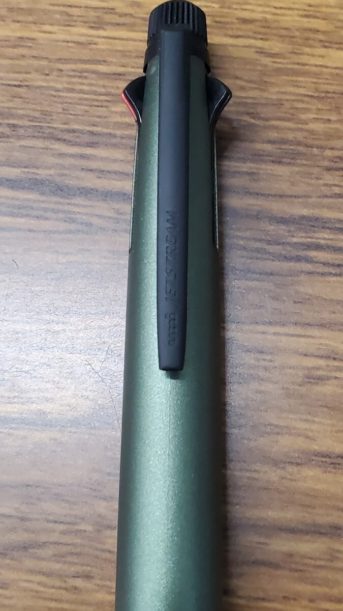 未使用メタルエディションMETAL EDITION ジェットストリーム4＆1ボールペン0.5mm黒赤青緑 シャープ0.5mm MSXE5-2000A-05 7 ダークグリーン